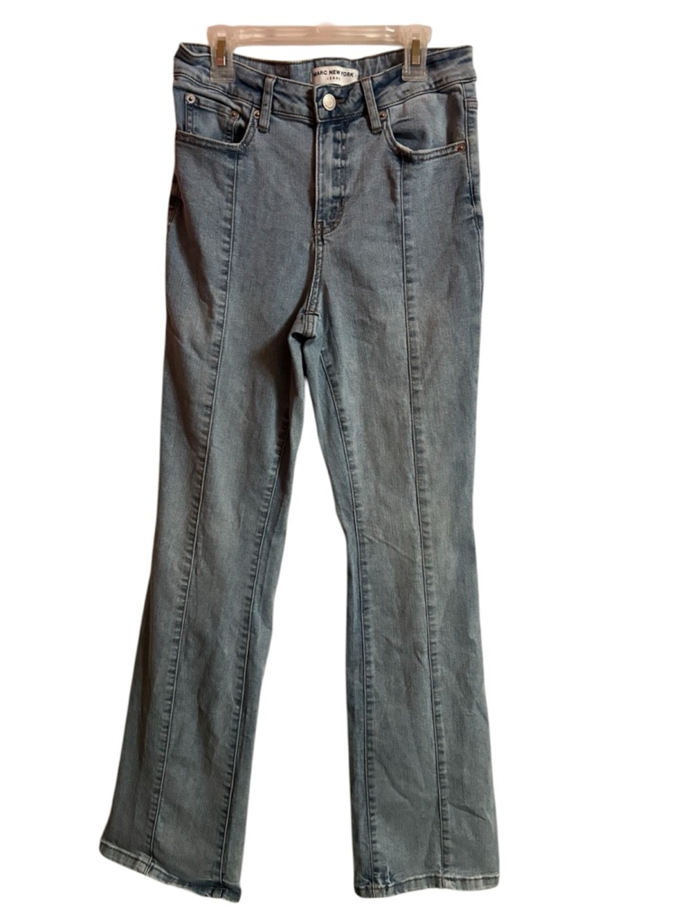 Marc New York Light Wash Denim Jeans with Front Seam